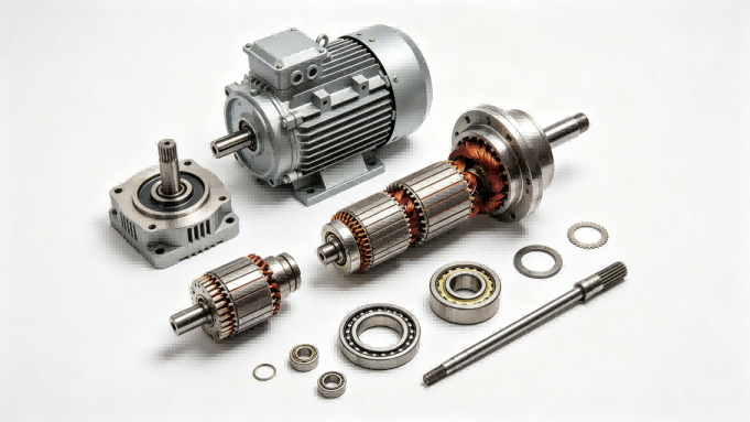 Custom Industrial Motor Parts China Supply